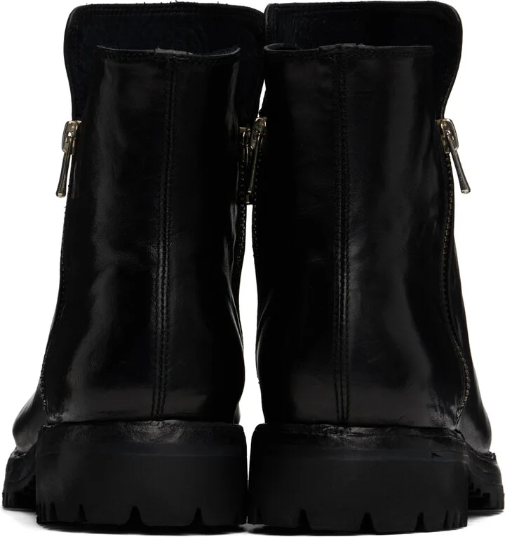 Officine Creative Black Ikonic 004 Boots - Image 2