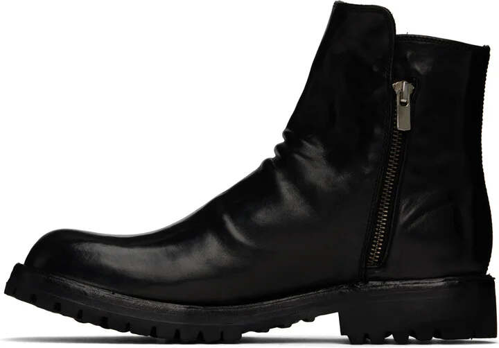 Officine Creative Black Ikonic 004 Boots - Image 3