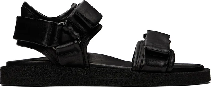 Officine Creative Black Inner 005 Sandals