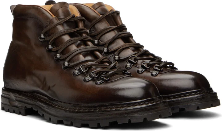 Officine Creative Brown Artik 001 Boots - Image 4