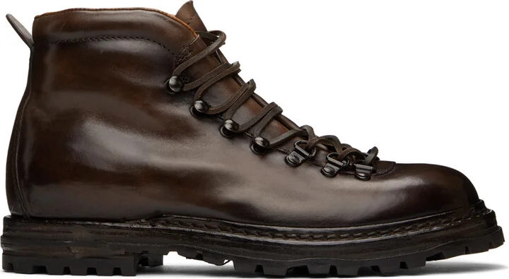 Officine Creative Brown Artik 001 Boots
