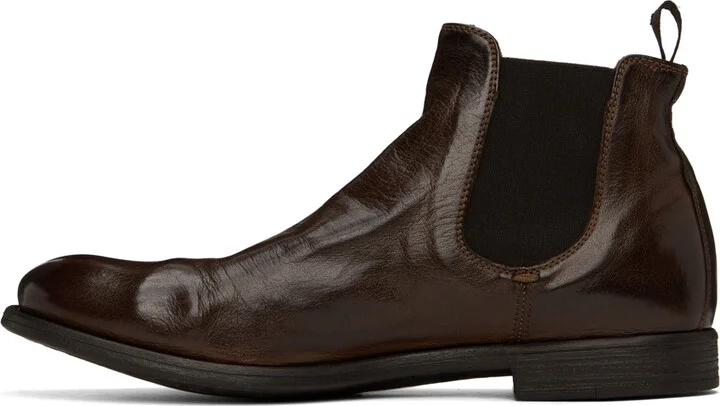 Officine Creative Brown Chronicle 123 Chelsea Boots - Image 3