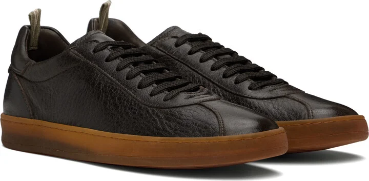 Officine Creative Brown Halo 001 Sneakers - Image 4