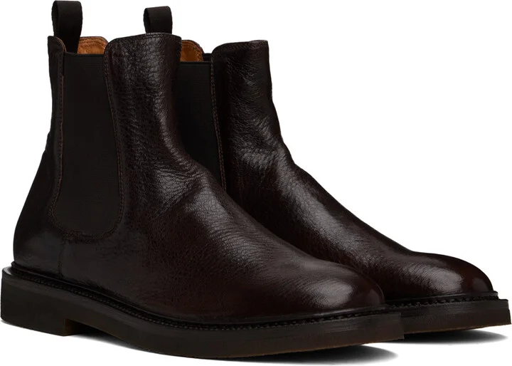 Officine Creative Brown Hopkins Flexi 204 Chelsea Boots - Image 4