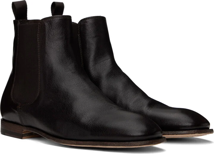 Officine Creative Brown Solitude 004 Chelsea Boots - Image 4