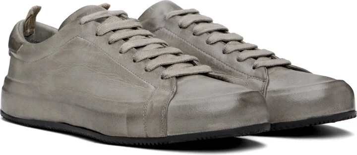 Officine Creative Gray Easy DD 001 Sneakers - Image 4