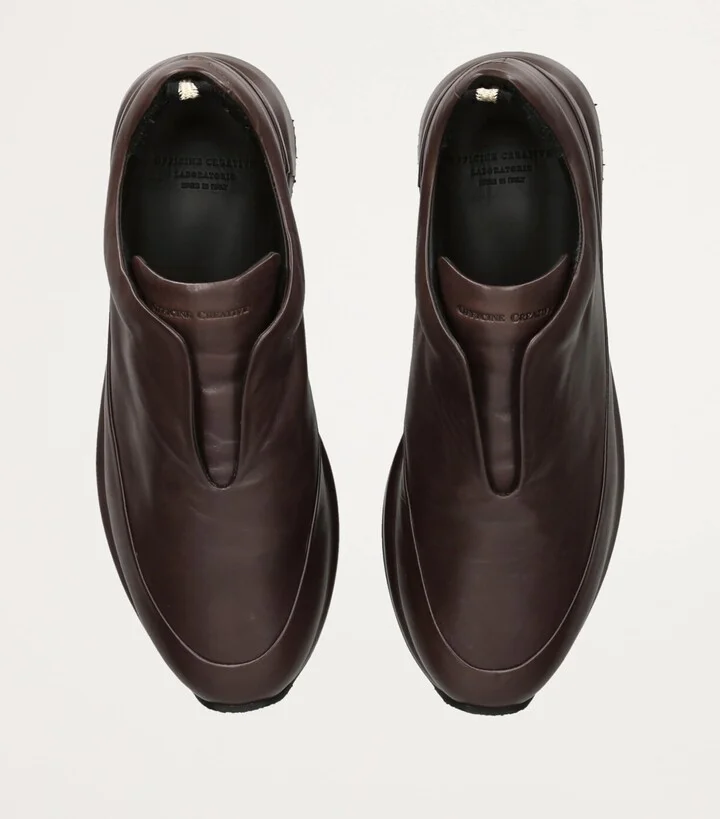 Officine Creative Leather Race Slip-On Sneakers - Image 4