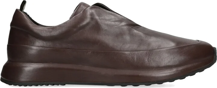Officine Creative Leather Race Slip-On Sneakers