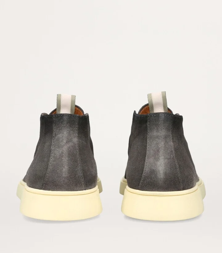 Officine Creative Suede Bones Ankle Boots - Image 2