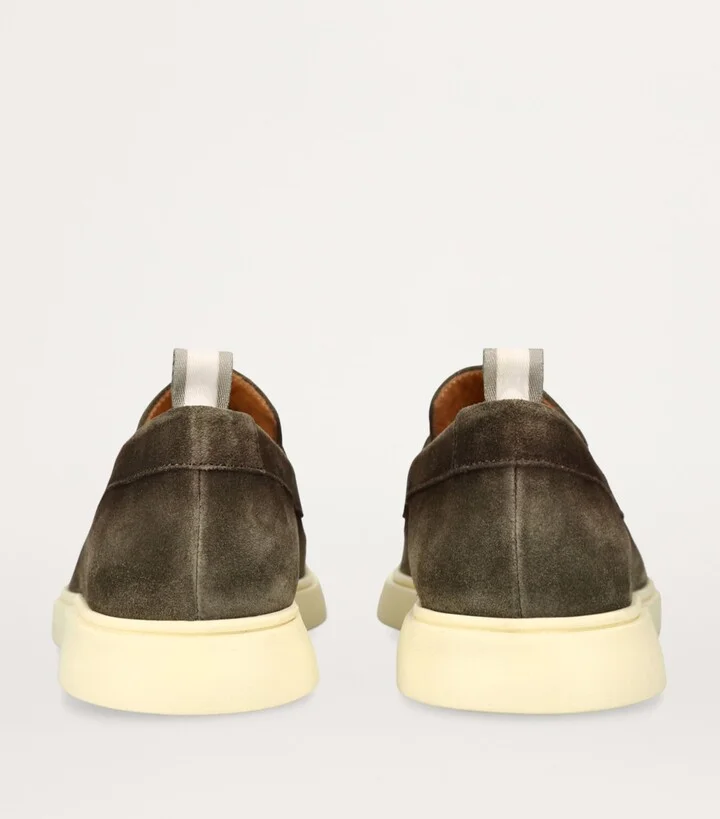 Officine Creative Suede Bones Penny Loafers - Image 2