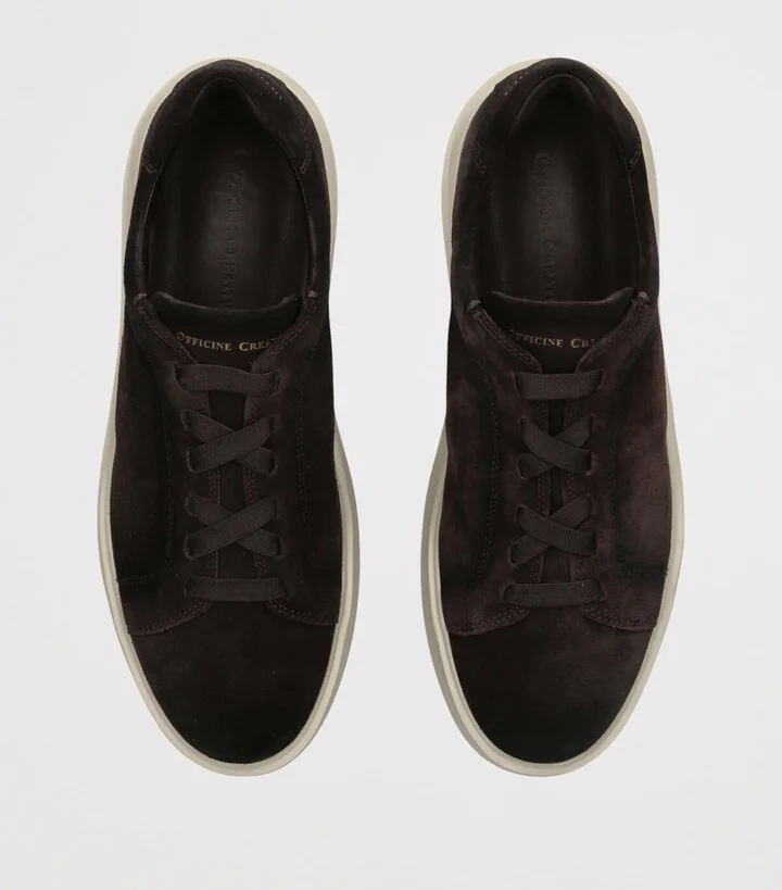 Officine Creative Suede Slouch Sneakers - Image 4