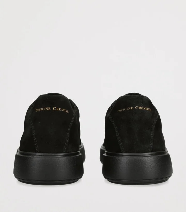 Officine Creative Suede Slouch Tonal Sneakers - Image 2
