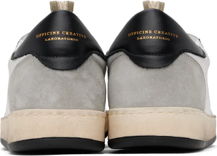 Officine Creative White & Gray Magic 001 Sneakers - Image 2