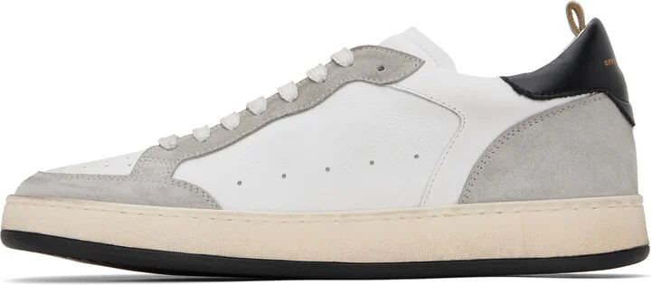 Officine Creative White & Gray Magic 001 Sneakers - Image 3