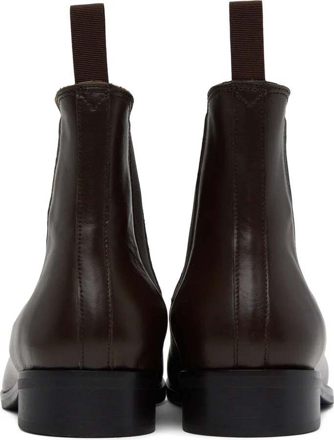 Officine Générale Brown Belmondo Chelsea Boots - Image 2