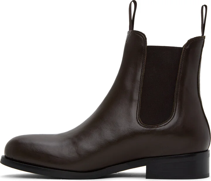 Officine Générale Brown Belmondo Chelsea Boots - Image 3
