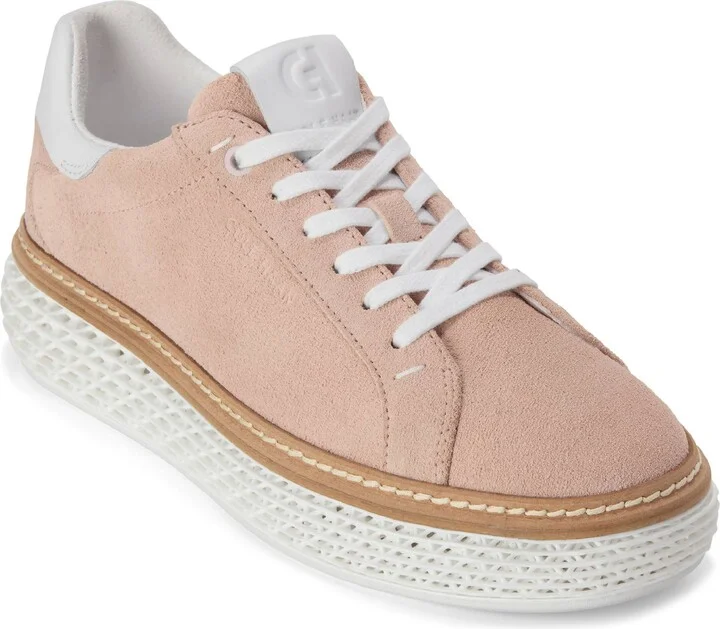 Cameo Rose Suede/ White