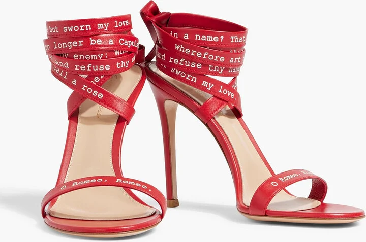 Oh Romeo printed leather sandals - Image 2