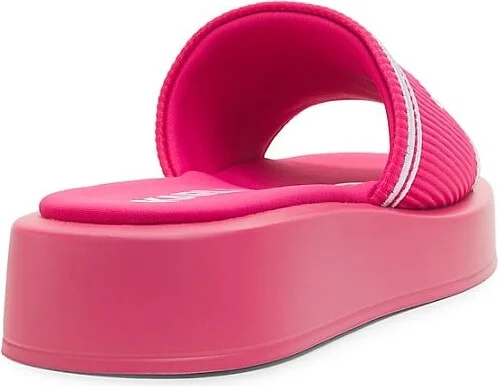 Ohare 30MM Logo Wedge Heel Sandals - Image 3