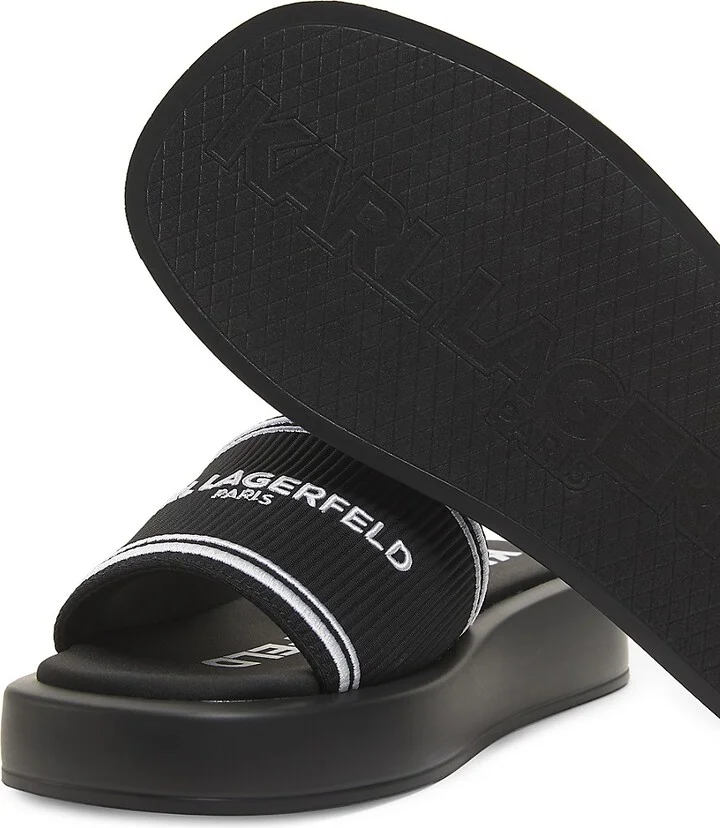 Ohare 30MM Logo Wedge Heel Sandals - Image 6