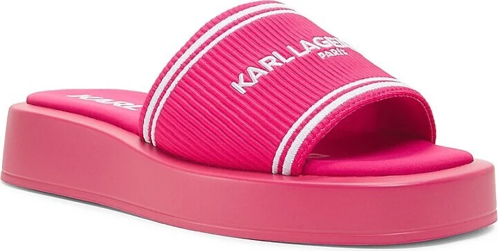 Ohare 30MM Logo Wedge Heel Sandals