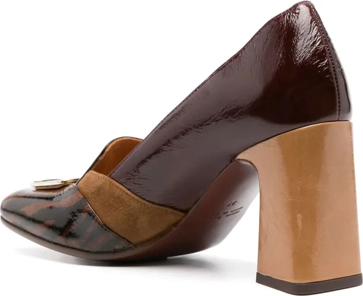 Ohico 90mm square-toe pumps - Image 3