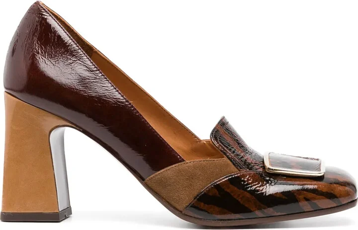Ohico 90mm square-toe pumps