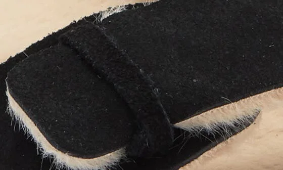 Ojai Two Bar Cozy Faux Shearling Lined Slide Sandal - Image 7