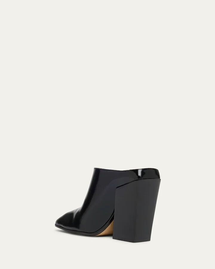 Okinawa Leather Square-Toe Mules - Image 6