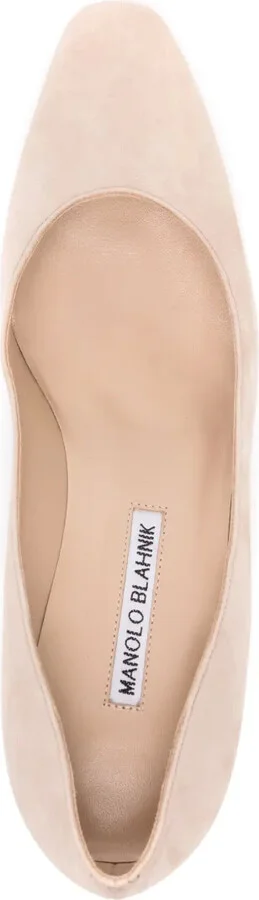 Okkatopla 50mm suede pumps - Image 4