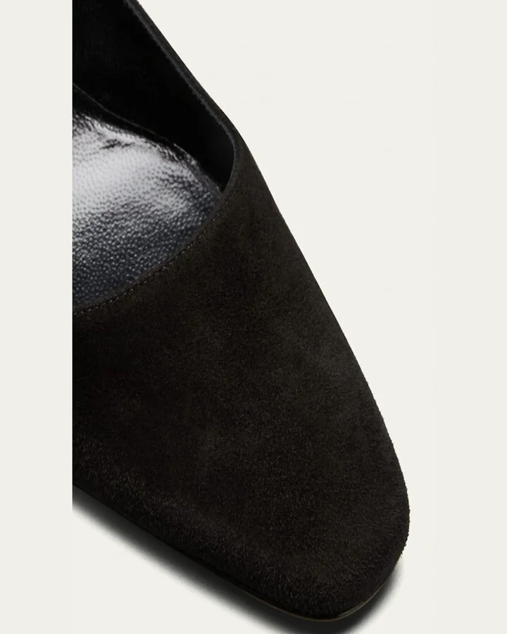Okkatopla Suede Block-Heel Pump - Image 5