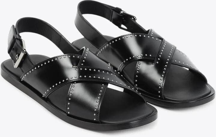 Oksana Leather Sandals - Image 2