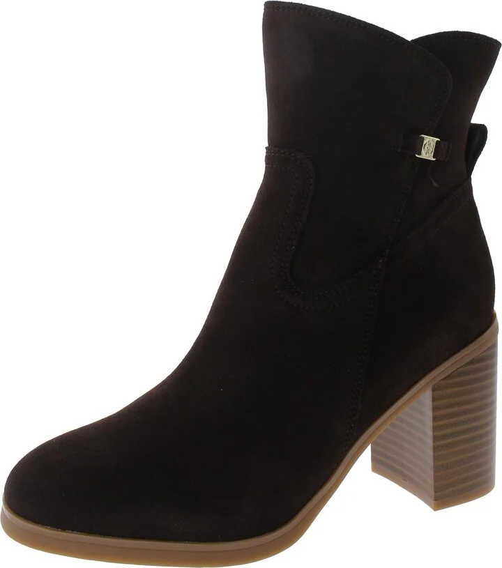 Olaa Womens Faux Leather Booties