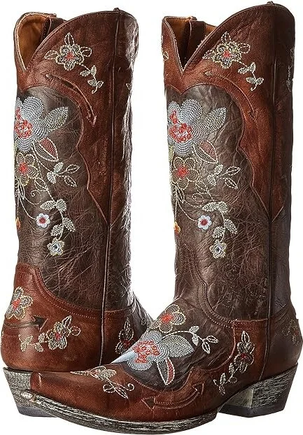 Old Gringo Bonnie 13 Cowboy Women's Boots Chocolate/Brass : 6.5 B - Medium, Leather