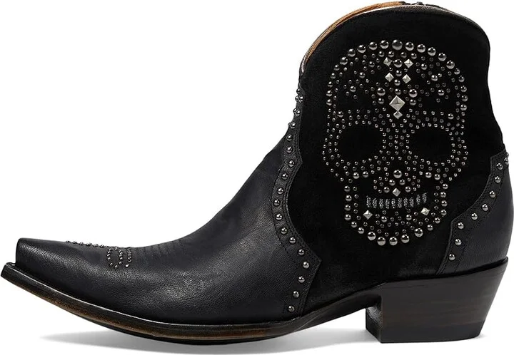 Old Gringo Calaverita Cowboy Women's Boots Black : 5.5 M, Leather - Image 5