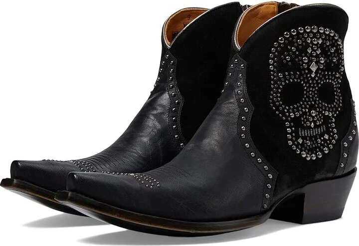 Old Gringo Calaverita Cowboy Women's Boots Black : 5.5 M, Leather