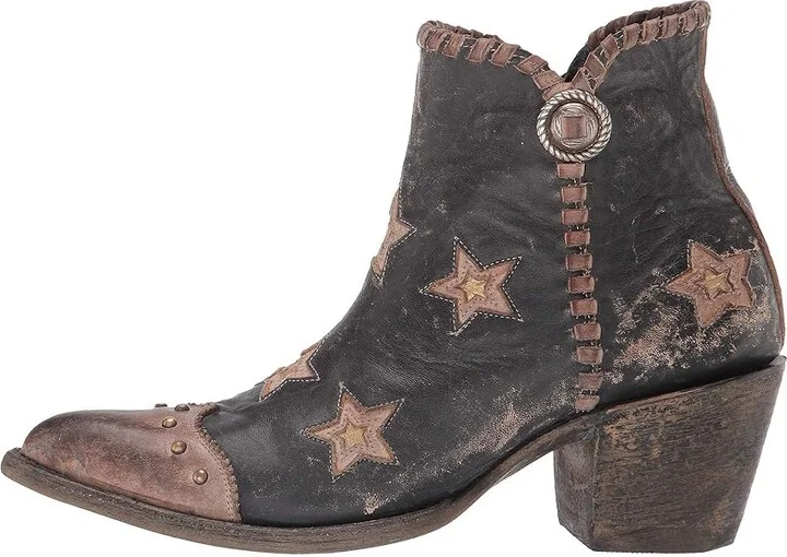 Old Gringo Glamis Cowboy Women's Boots Black/Beige : 8 B - Medium, Leather - Image 7