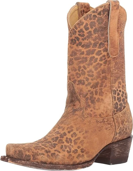 Old Gringo Leopardito YP Cowboy Women's Boots Ochre : 8.5 B - Medium, Leather - Image 2