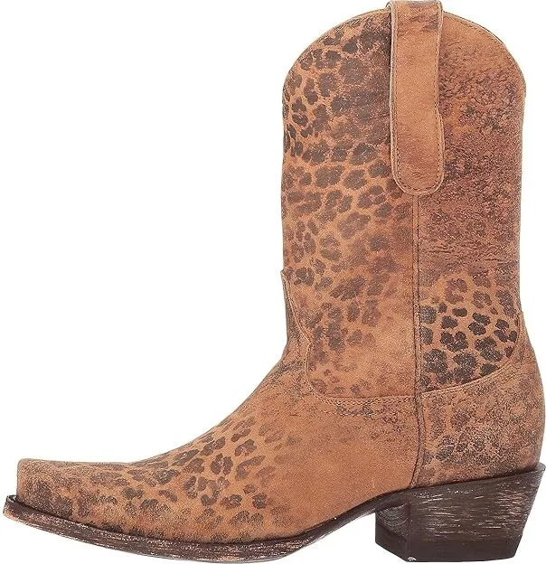 Old Gringo Leopardito YP Cowboy Women's Boots Ochre : 8.5 B - Medium, Leather - Image 7