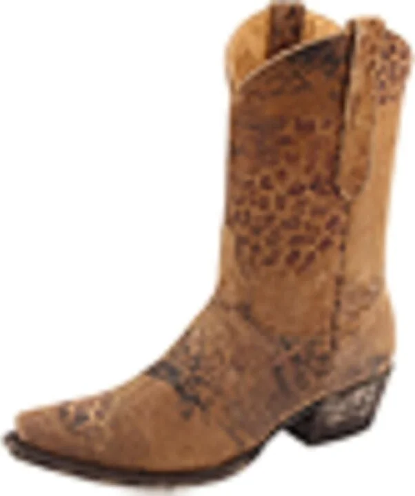 Old Gringo Leopartido 10 Cowboy Women's Boots Ocre Viejo : 8 B - Medium, Leather - Image 2
