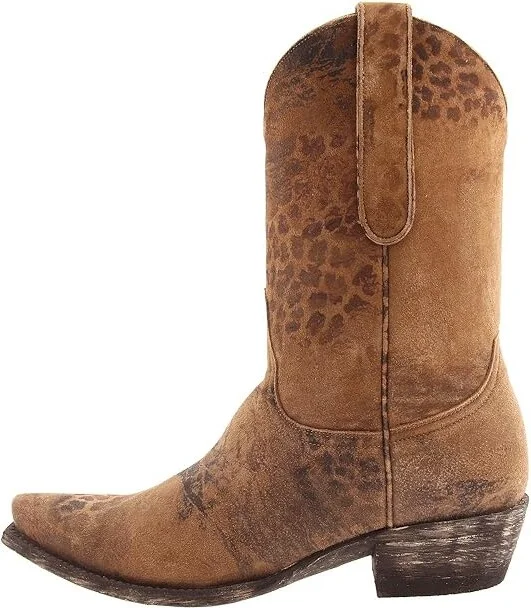 Old Gringo Leopartido 10 Cowboy Women's Boots Ocre Viejo : 8 B - Medium, Leather - Image 7