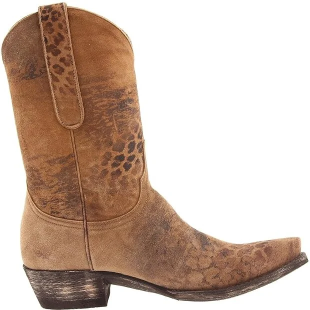 Old Gringo Leopartido 10 Cowboy Women's Boots Ocre Viejo : 8 B - Medium, Leather - Image 8