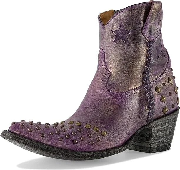 Old Gringo Lucena Cowboy Women's Boots Purple/Violet : 7 M, Leather - Image 5
