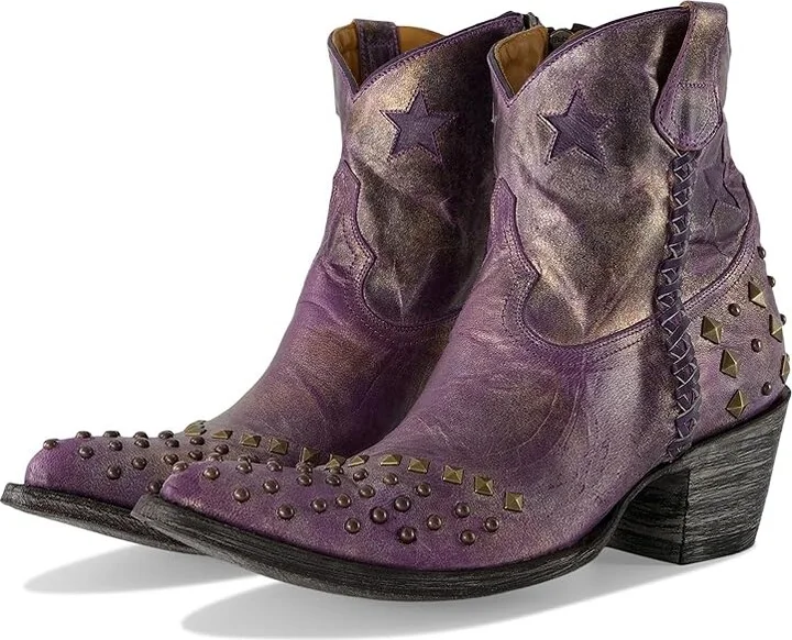 Old Gringo Lucena Cowboy Women's Boots Purple/Violet : 7 M, Leather