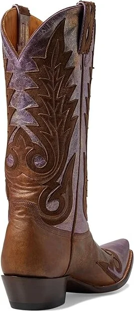 Old Gringo Nevada Overlay Cowboy Women's Boots Nut/Cream : 8 M, Leather - Image 4