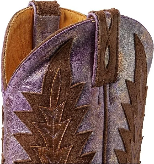 Old Gringo Nevada Overlay Cowboy Women's Boots Nut/Cream : 8 M, Leather - Image 5