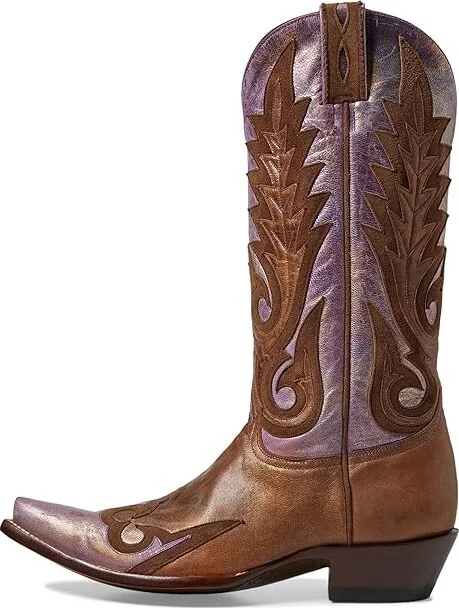 Old Gringo Nevada Overlay Cowboy Women's Boots Nut/Cream : 8 M, Leather - Image 6