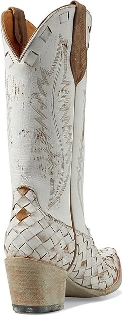 Old Gringo Reptilia Cowboy Women's Boots White : 8.5 B - Medium, Leather - Image 4