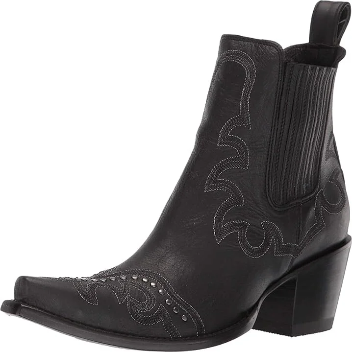Old Gringo Shay Cowboy Women's Boots Black : 7 B - Medium, Leather - Image 2
