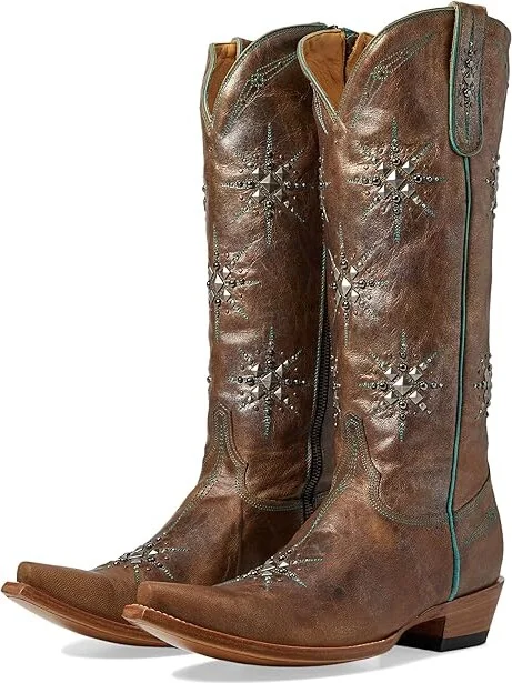 Old Gringo Stelletta Cowboy Women's Boots Nut : 8 M, Leather